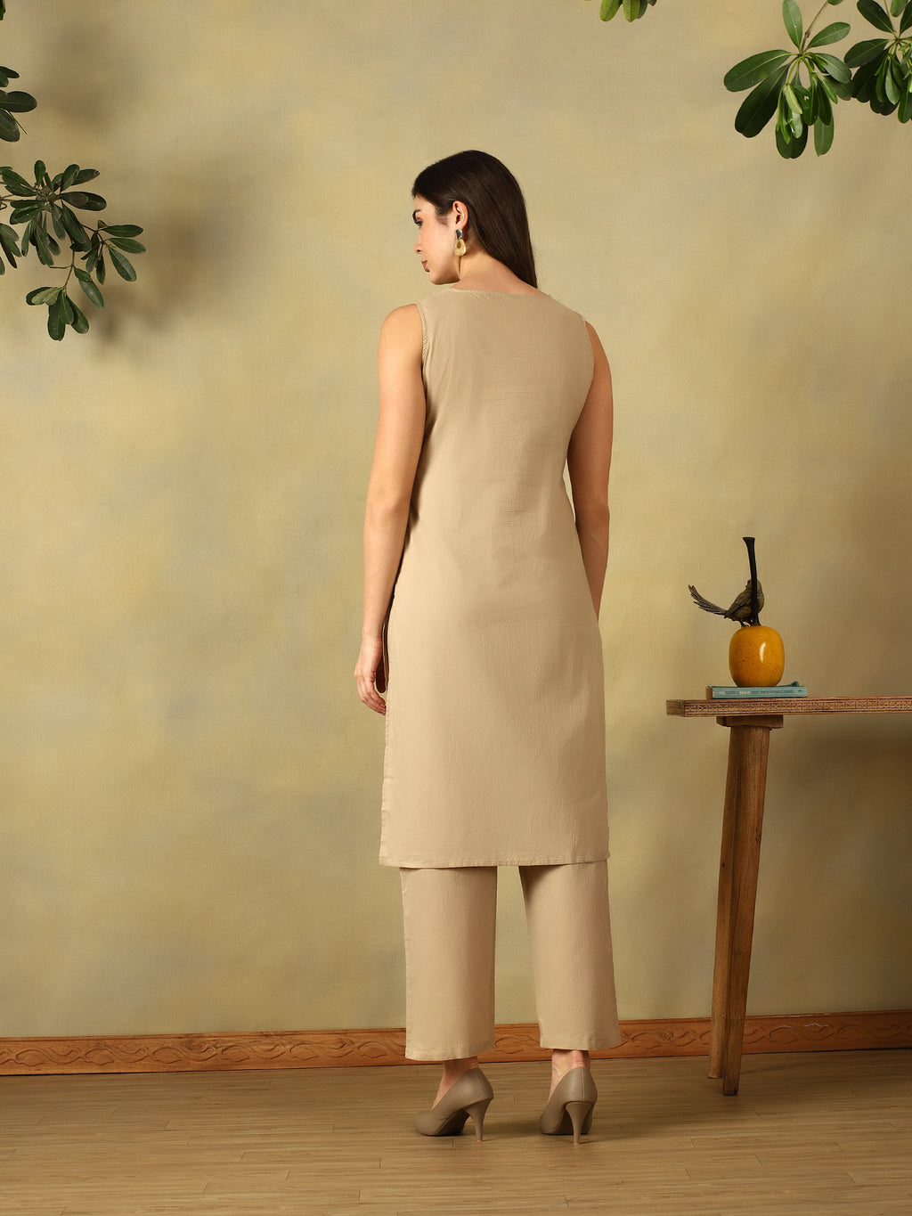 Mamicha Beige Kurta Set