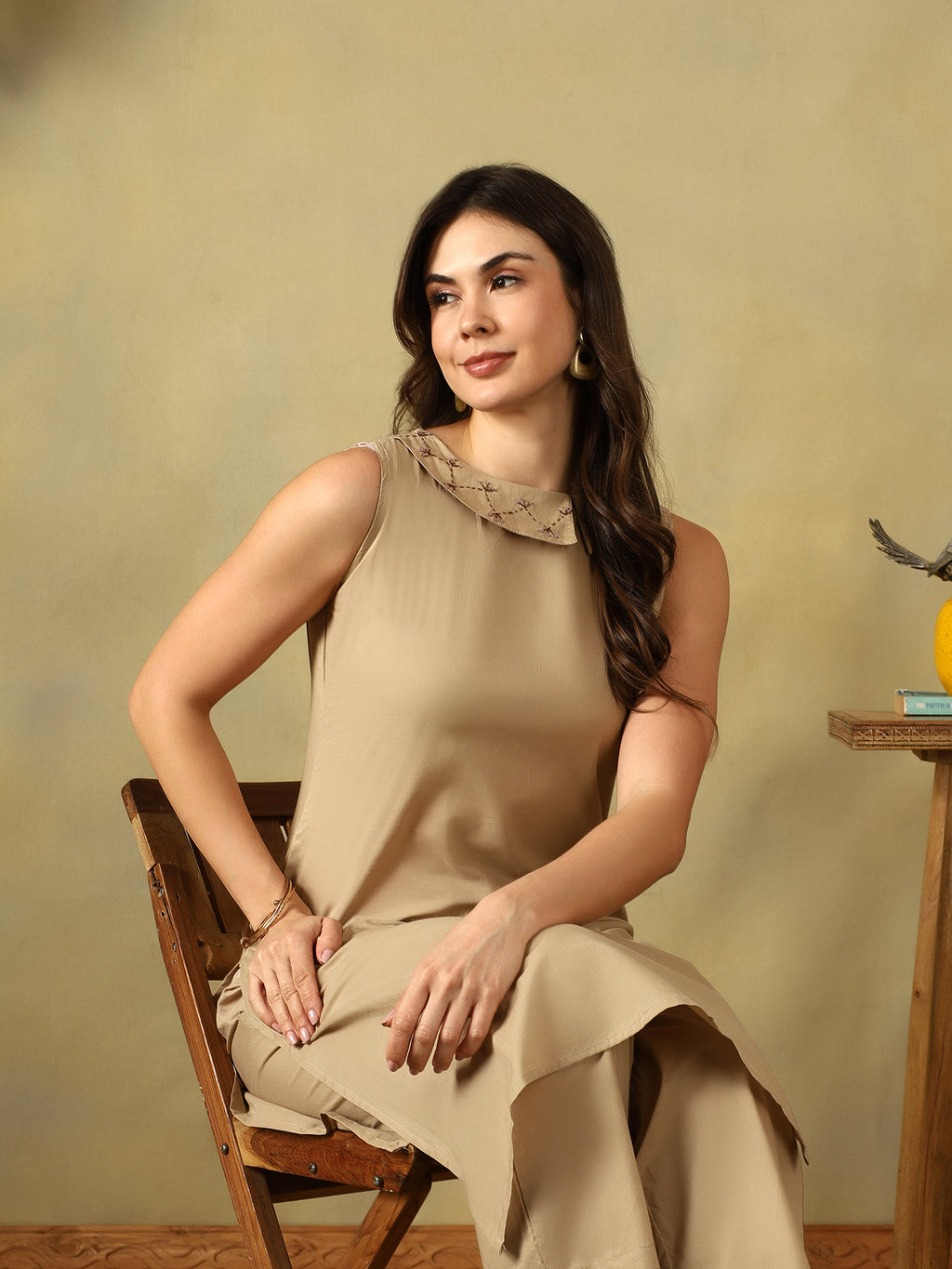 Mamicha Beige Kurta Set