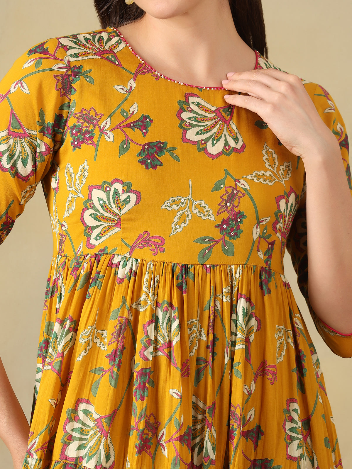Mamicha Mustard Gown