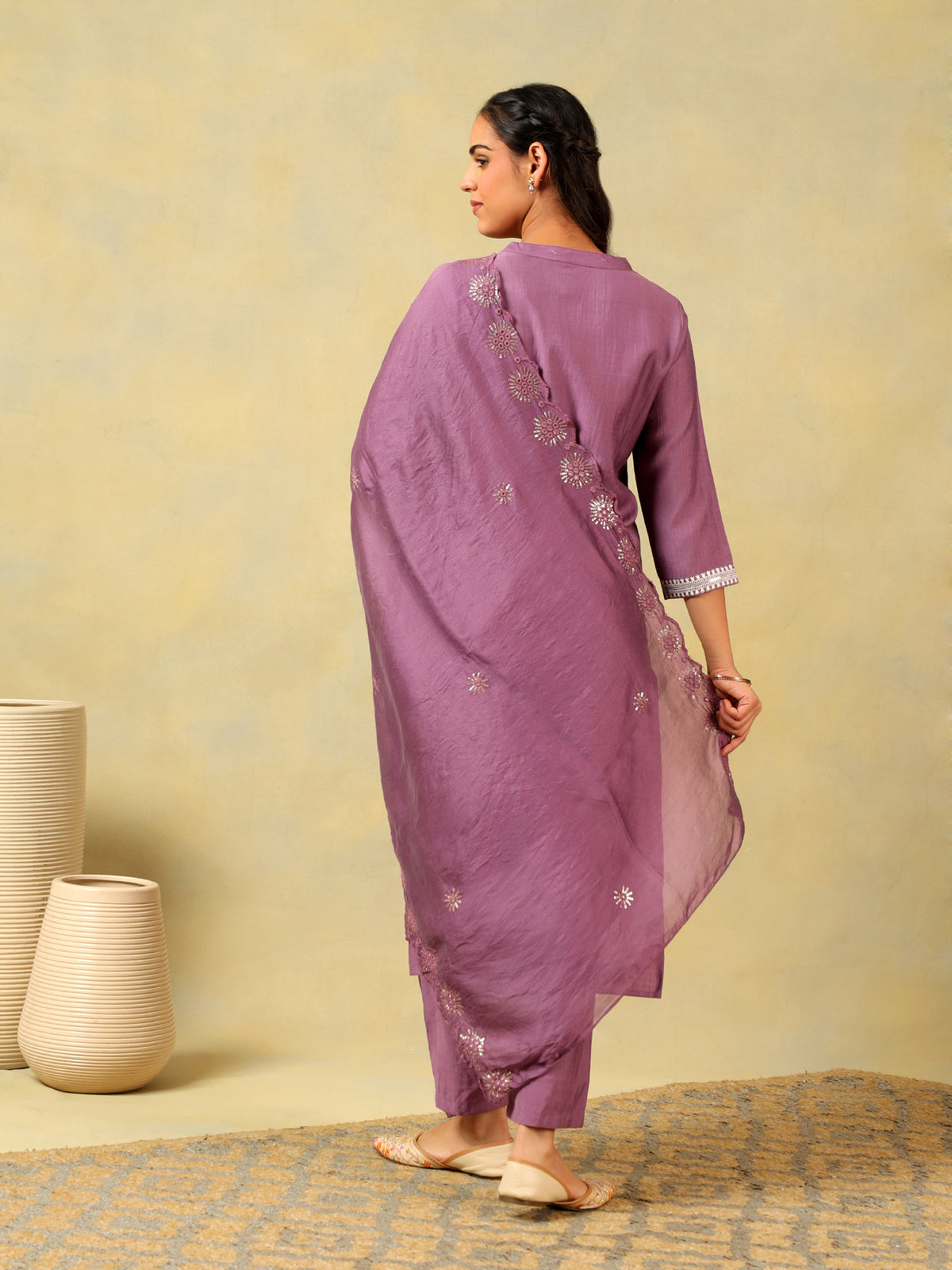 Lavanya Mauve Suit Set