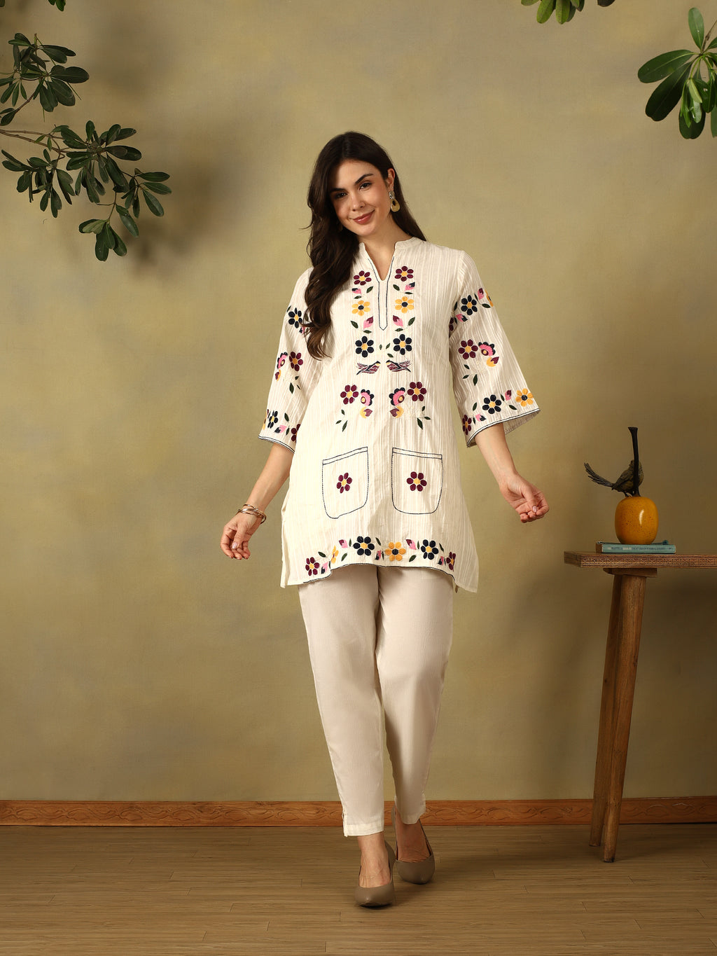 Mamicha White Co-ord set