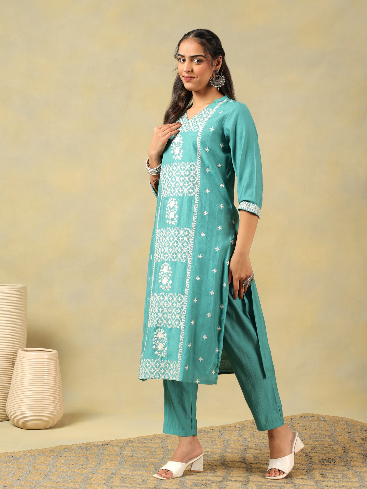 Kritika Teal Suit Set