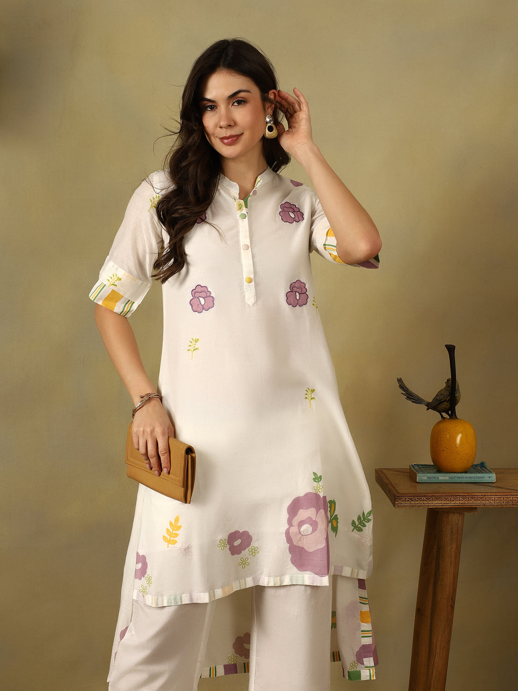 Mamicha White Kurta Set