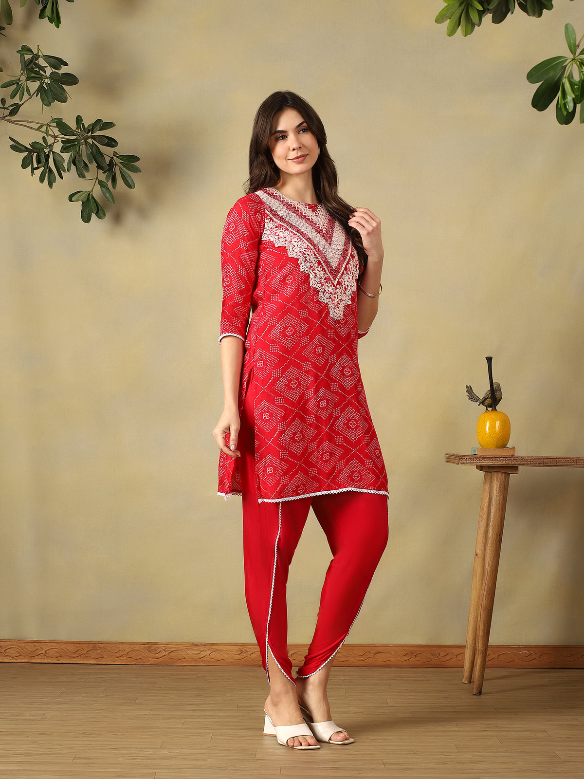 Mamicha Red Kurta Set