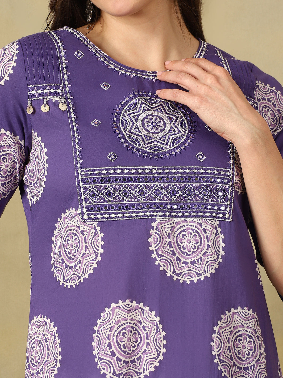 Mamicha Lavender Ethnic Set