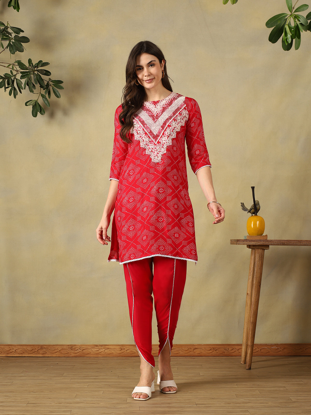 Mamicha Red Kurta Set