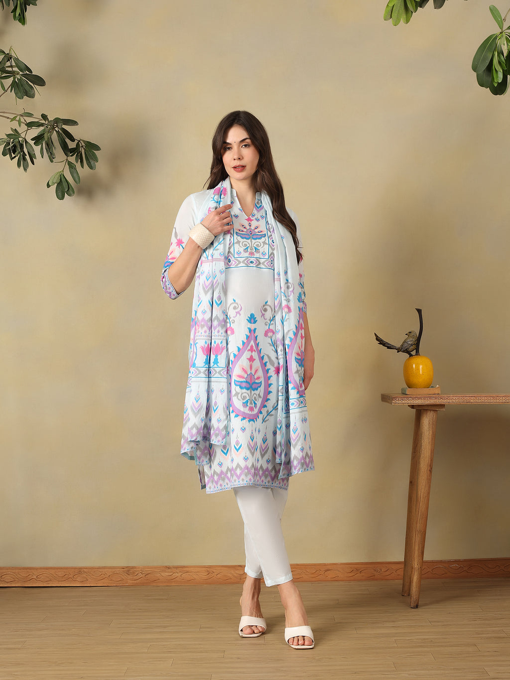 Mamicha Blue Ethnic Set