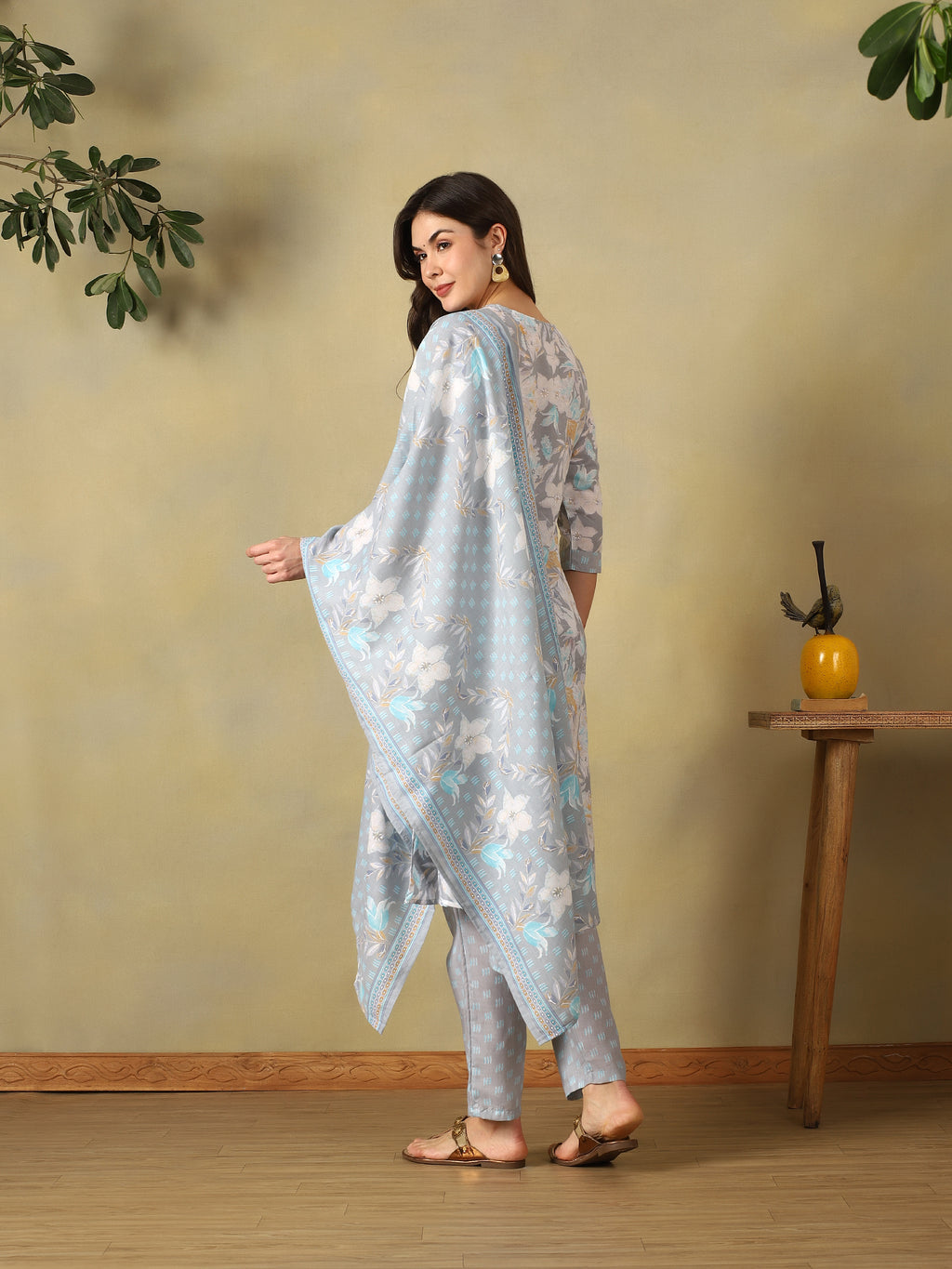 Mamicha Blue Ethnic Set