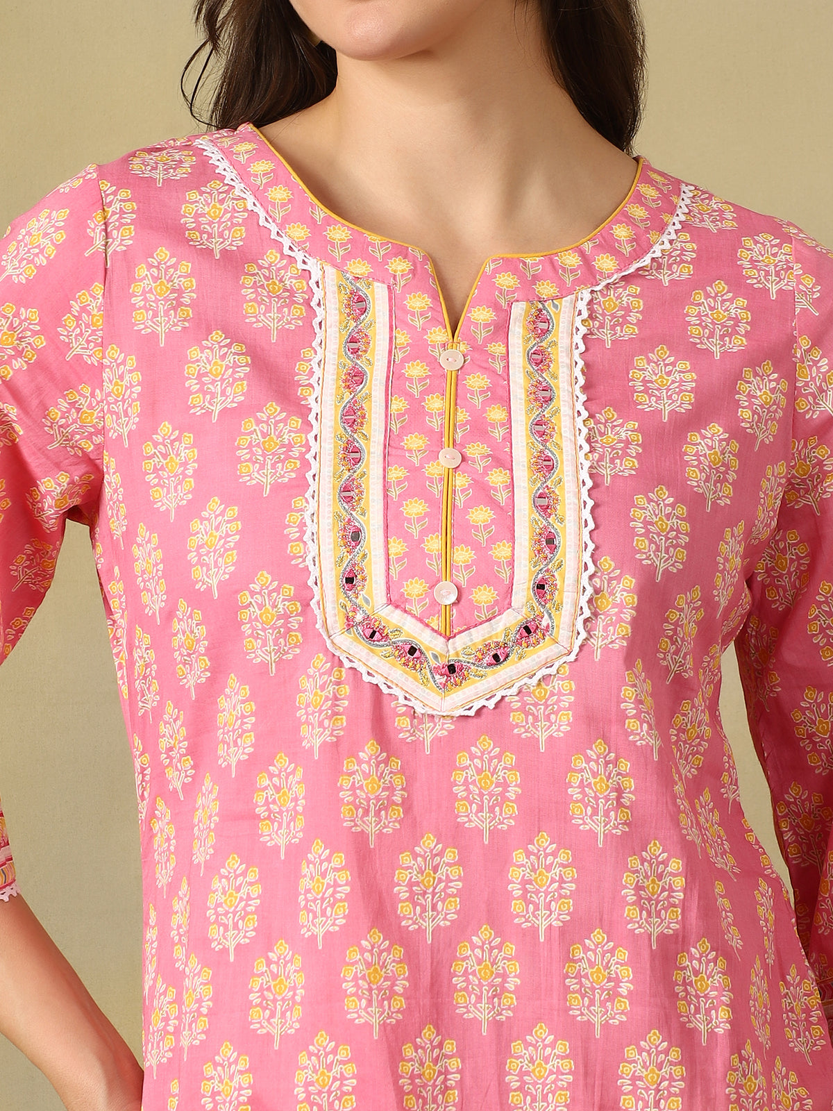 Mamicha Pink Ethnic Set