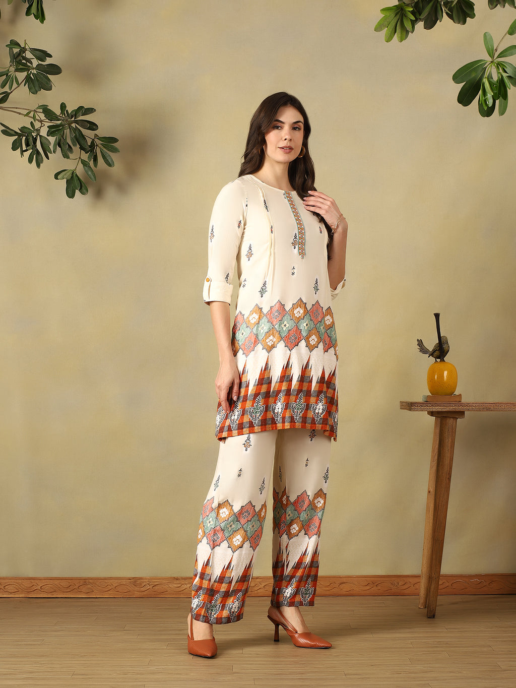 Mamicha Off White Co-Ord Set