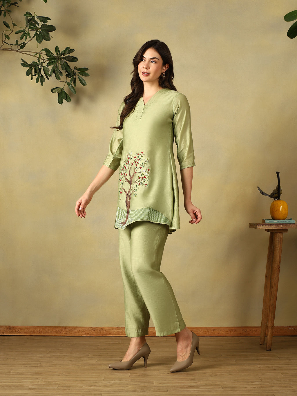 Mamicha Green Kurta Set