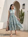 Light Blue Dress - Sleeveless