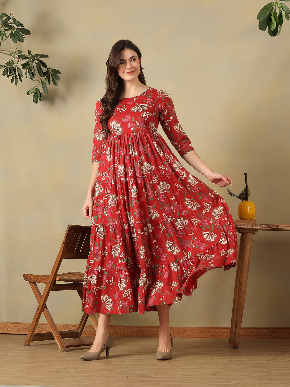 Mamicha red Gown