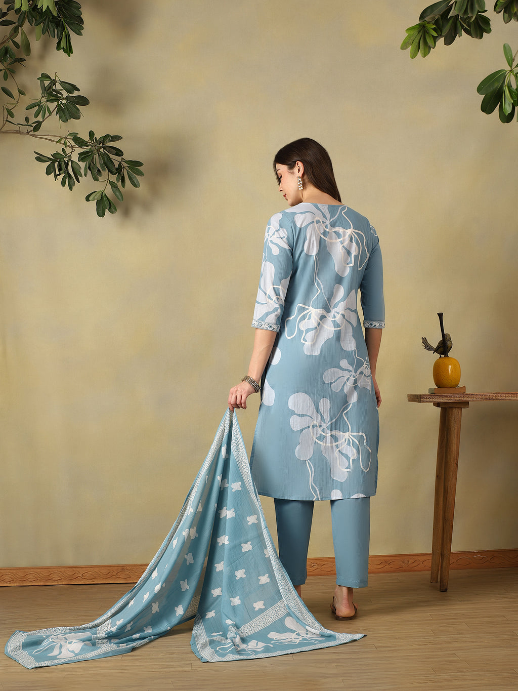 Mamicha Teal Ethnic Set