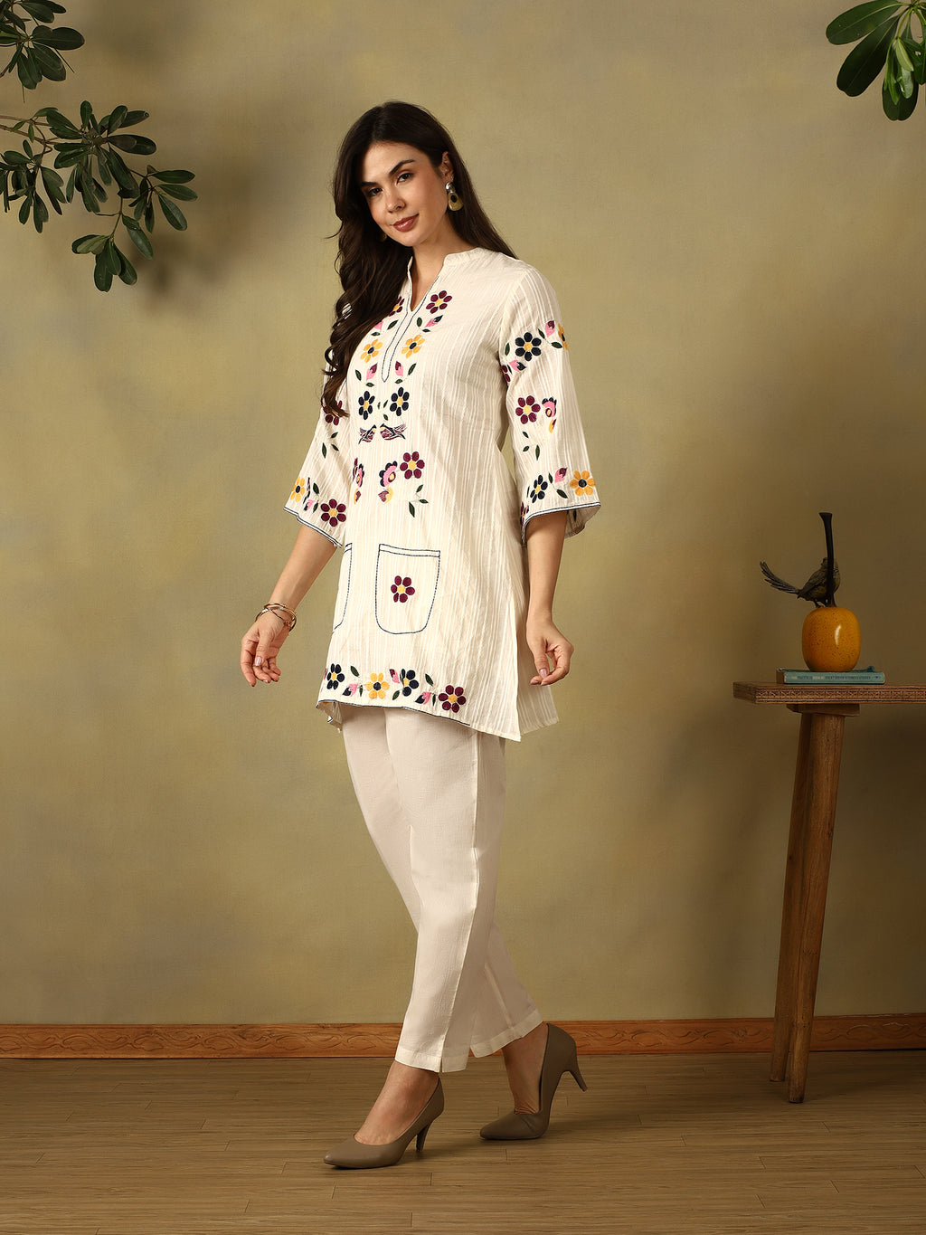 Mamicha White Co-ord set