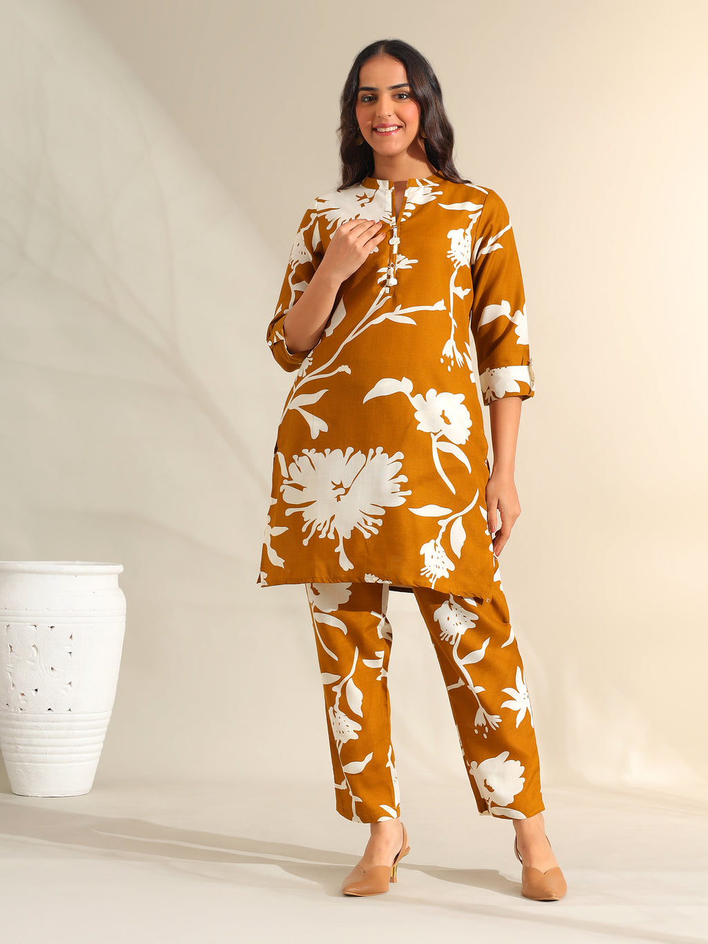Amara Mustard Meadow Co-ord Set