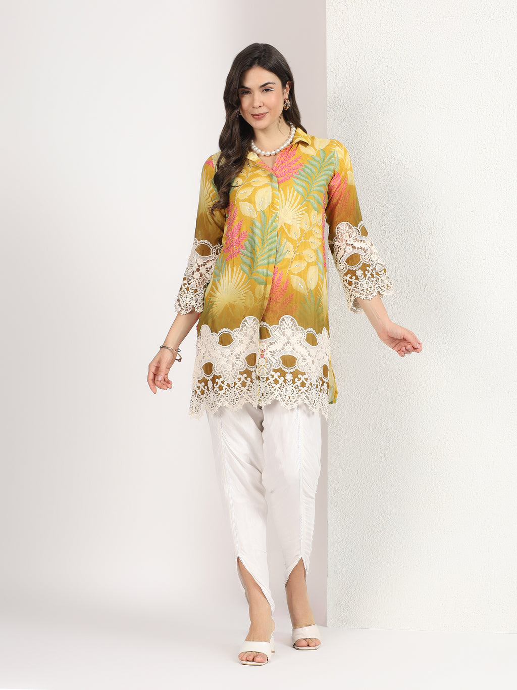 Mamicha Mustard Kurta Set
