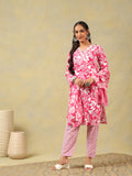 Meher Floral Block Print Kurta Set