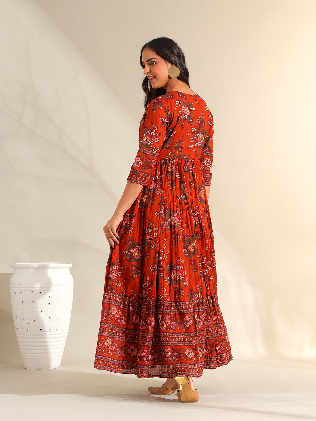 Vanya Rust Meadow Dress