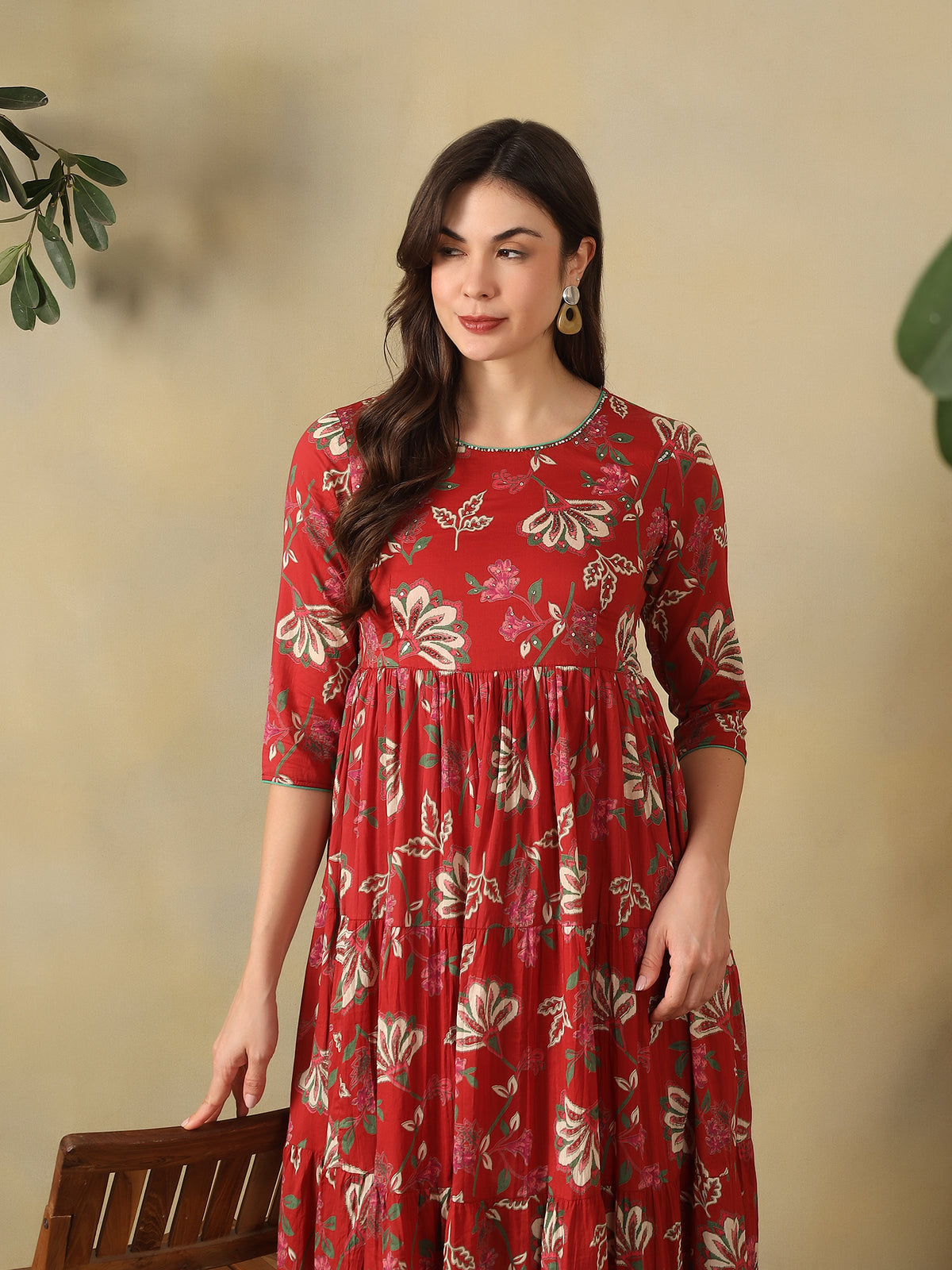 Mamicha red Gown