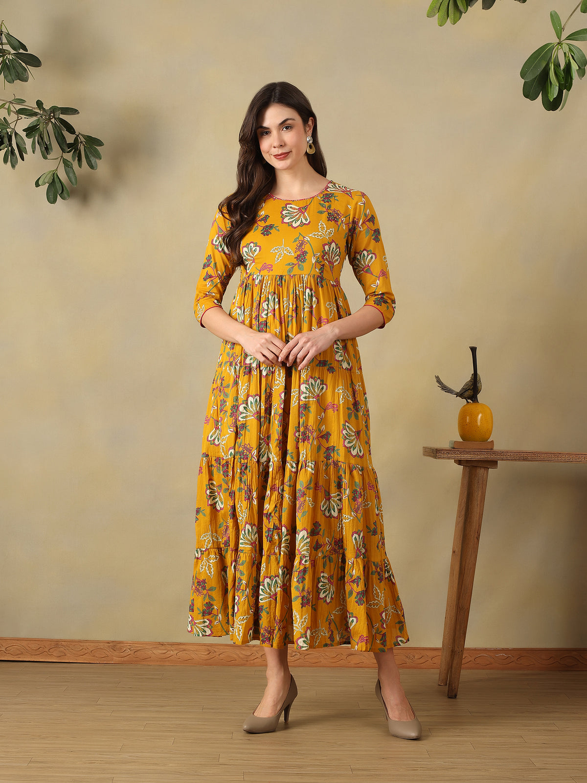 Mamicha Mustard Gown