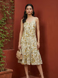 Beige Dress - Sleeveless