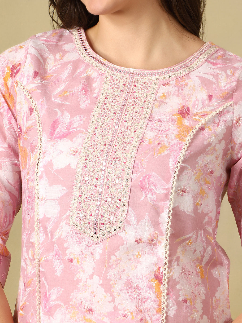 Mamicha Pink Ethnic Set