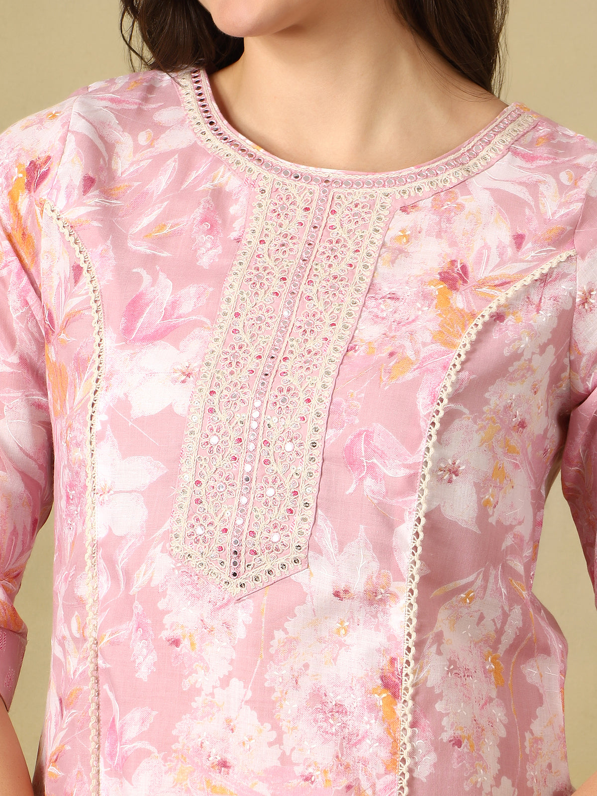 Mamicha Pink Ethnic Set