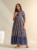 Ziva Indigo Botanical Anarkali