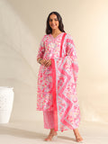 Ahana Rosewater Floral Suit Set