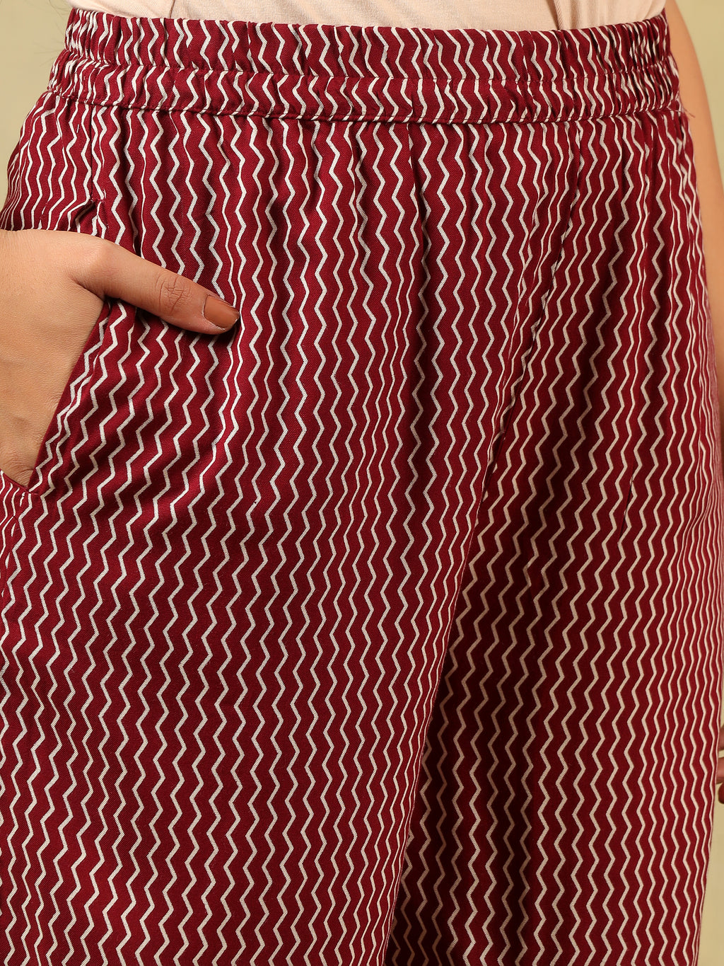 Ishani Maroon Lily Kurta Set