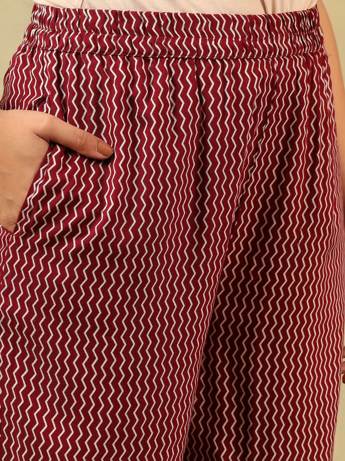 Ishani Maroon Lily Kurta Set