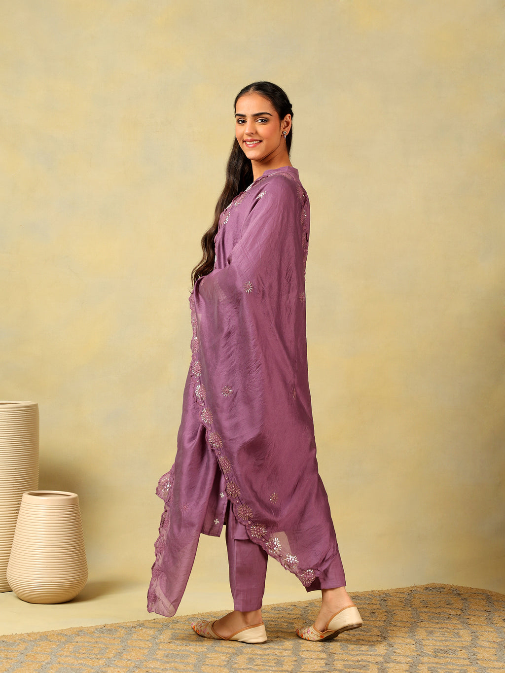 Lavanya Mauve Suit Set