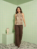 Brown Top - Sleeveless
