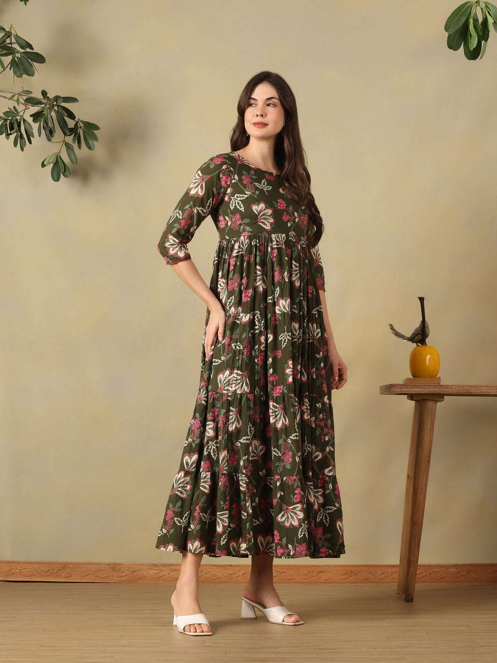 Mamicha Olive Gown