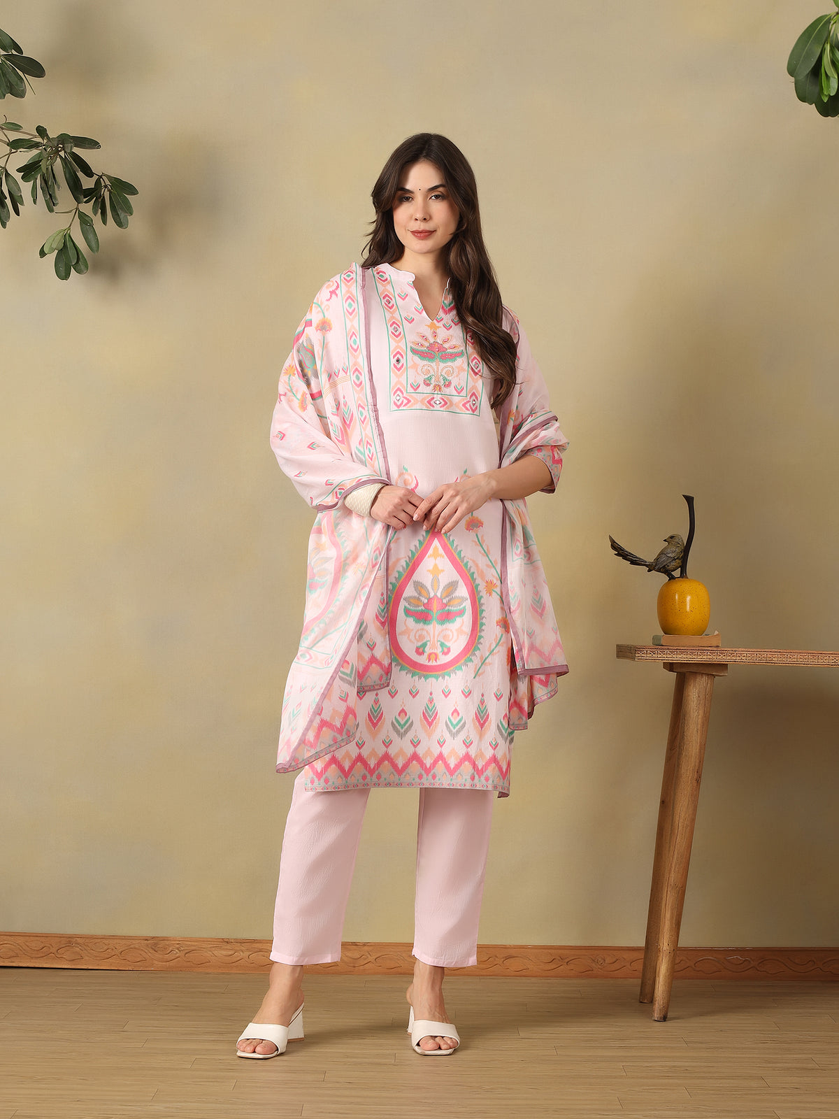 Mamicha Pink Ethnic Set