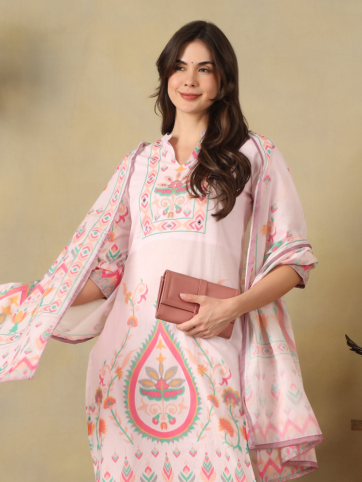 Mamicha Pink Ethnic Set
