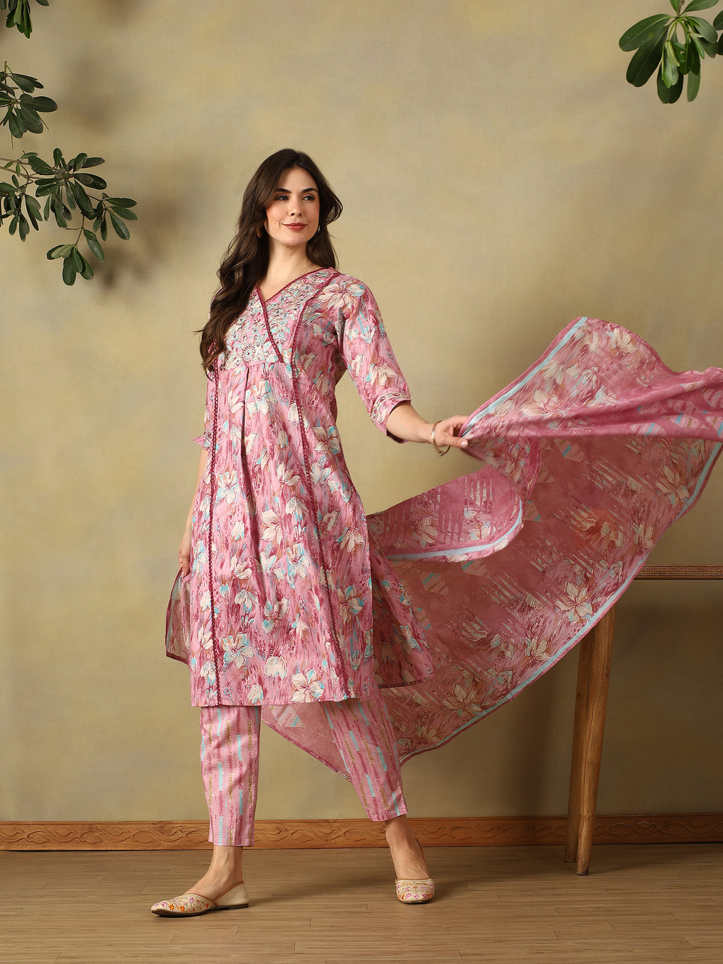Mamicha Pink Ethnic Set
