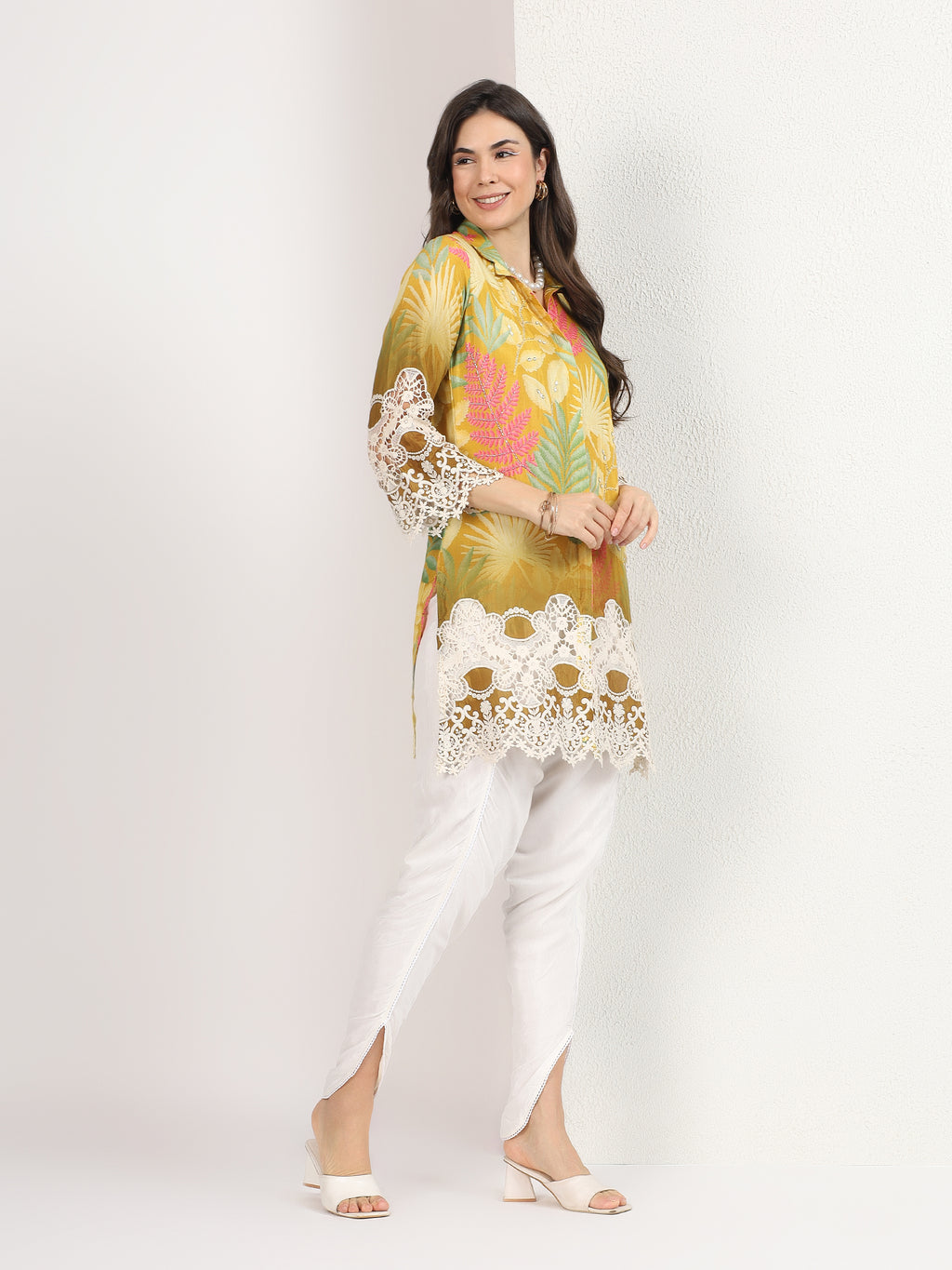 Mamicha Mustard Kurta Set