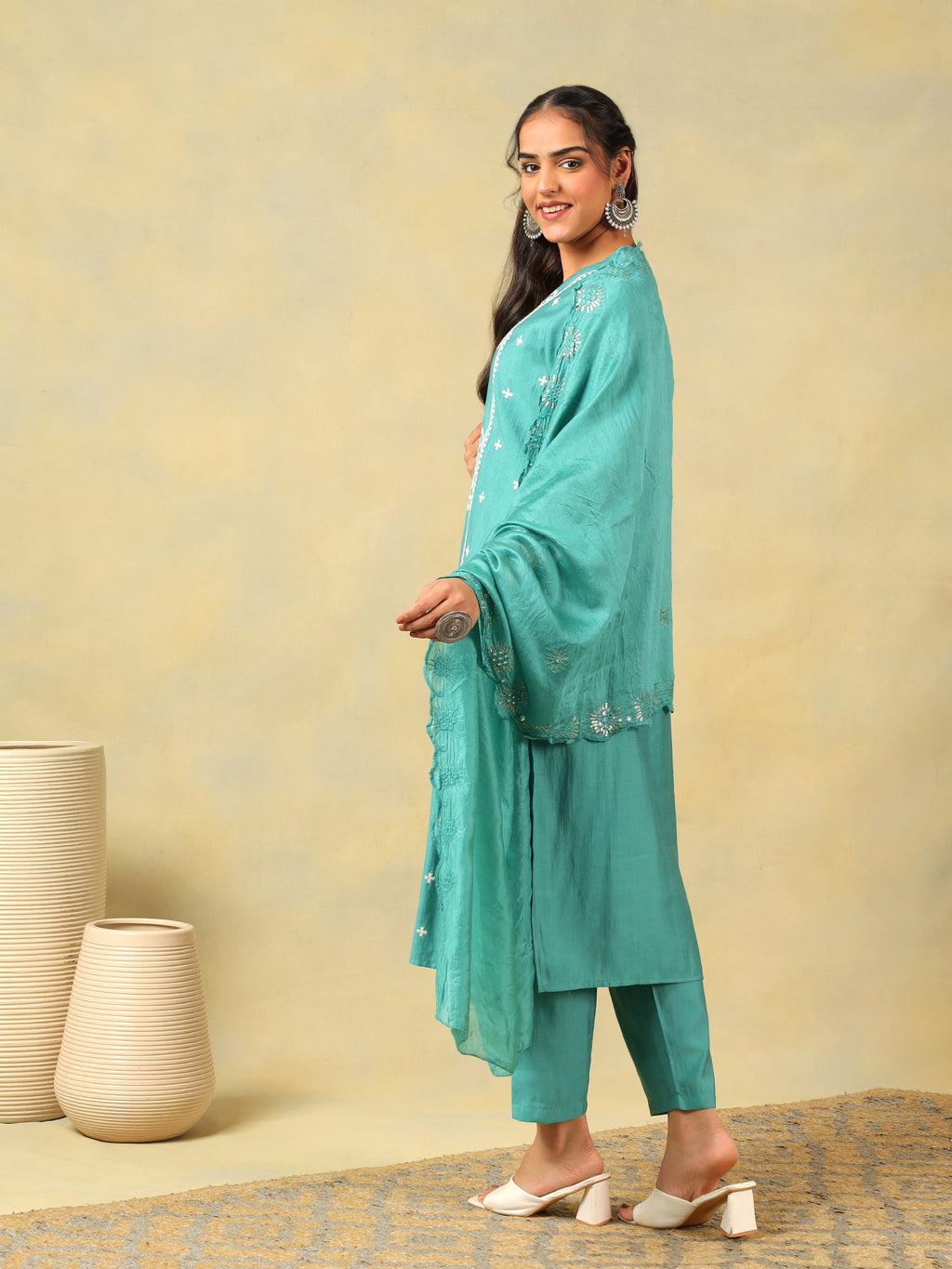 Kritika Teal Suit Set