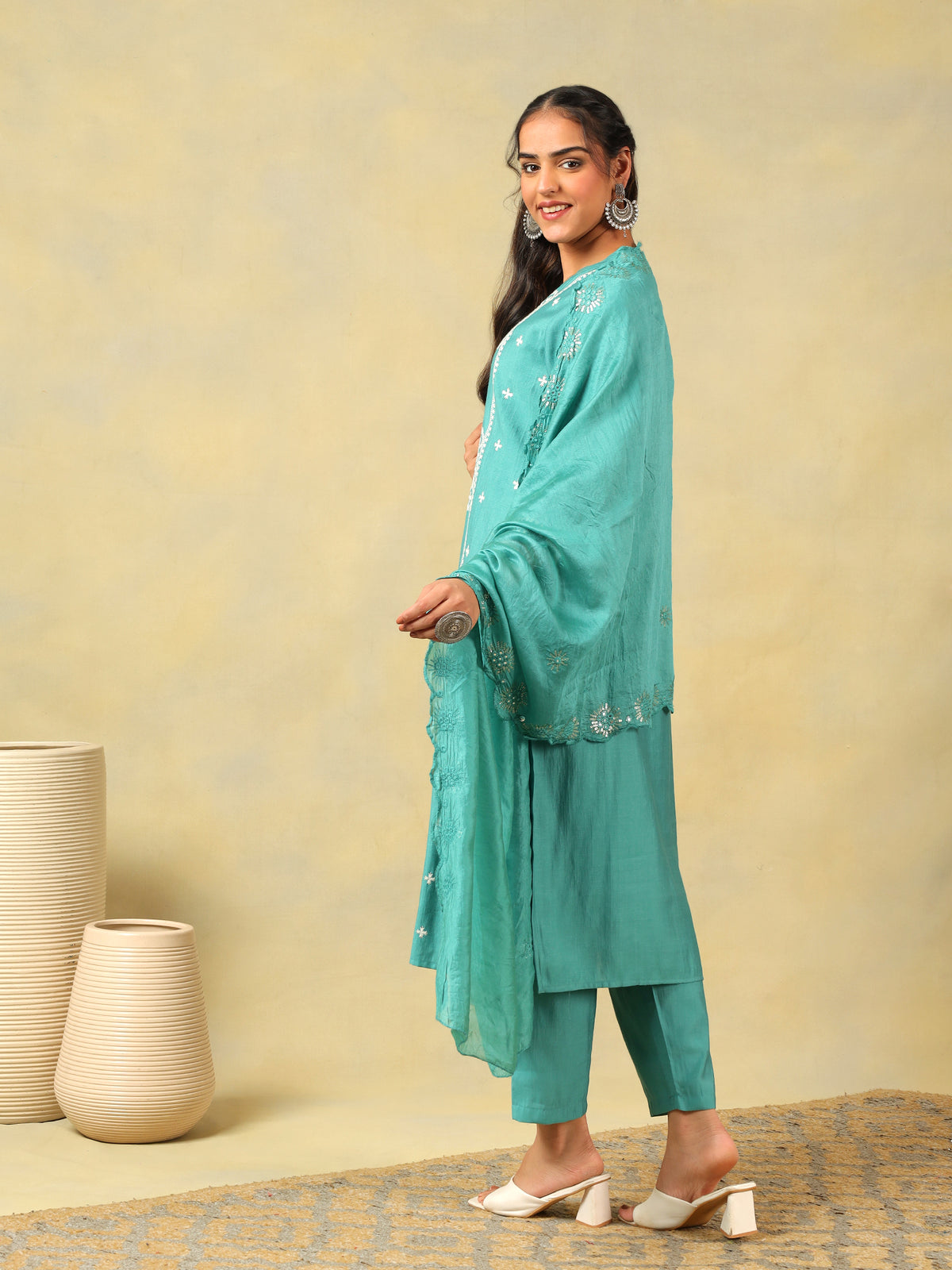 Kritika Teal Suit Set