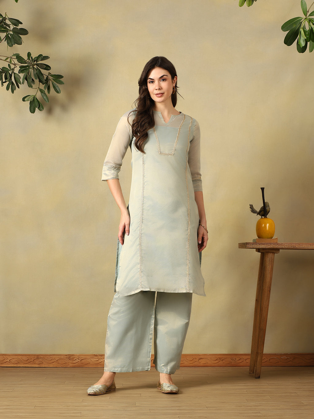 Mamicha Grey Kurta Set