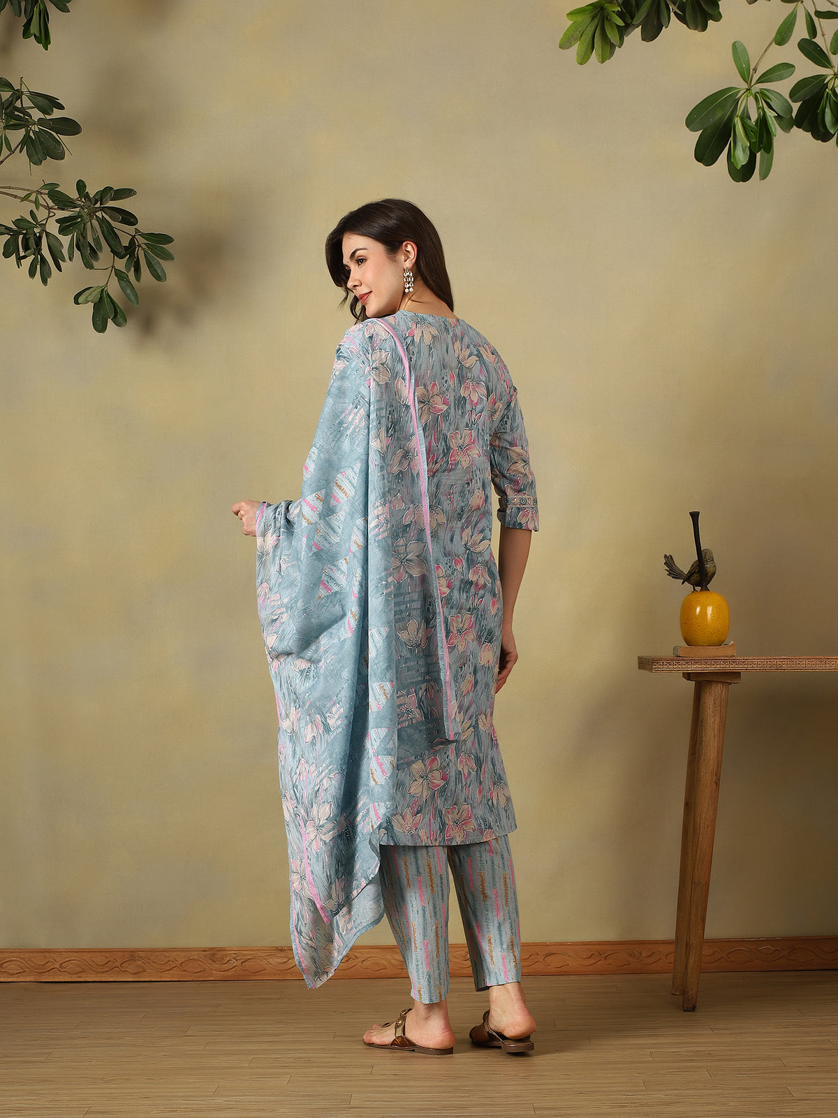 Mamicha Sea Green Ethnic Set