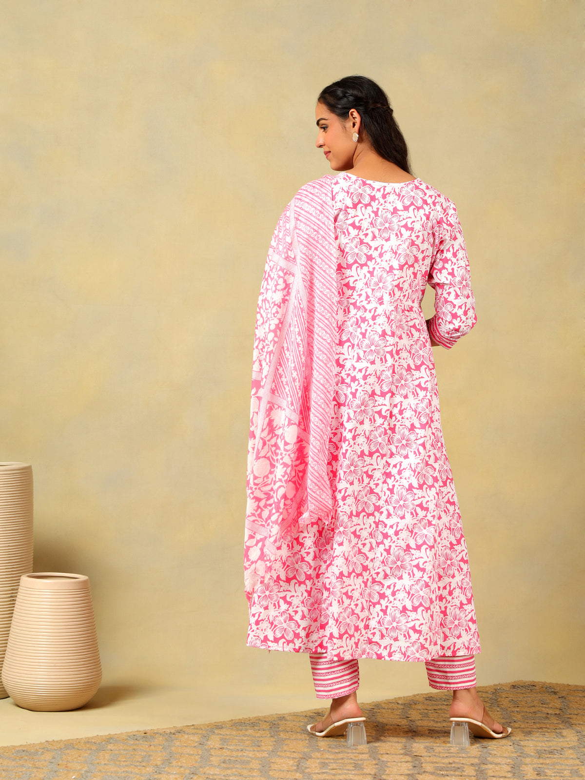 Yasmin Floral Bloom Anarkali Suit Set