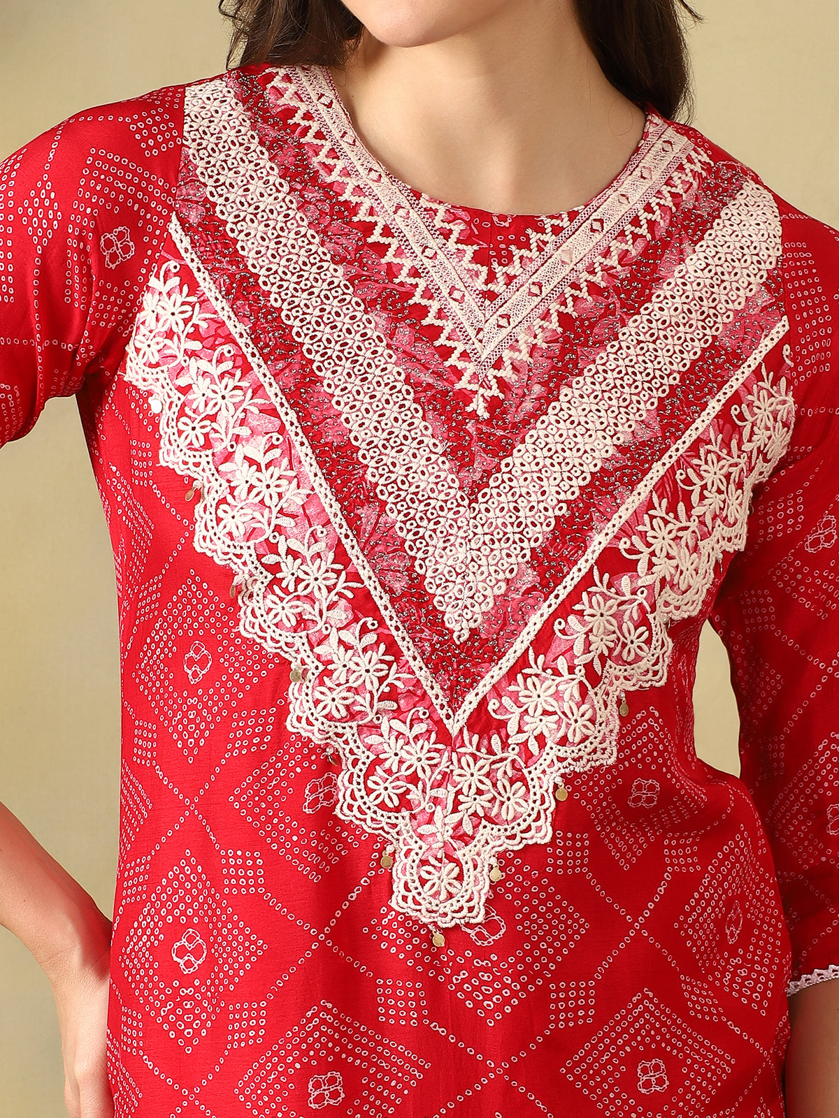 Mamicha Red Kurta Set