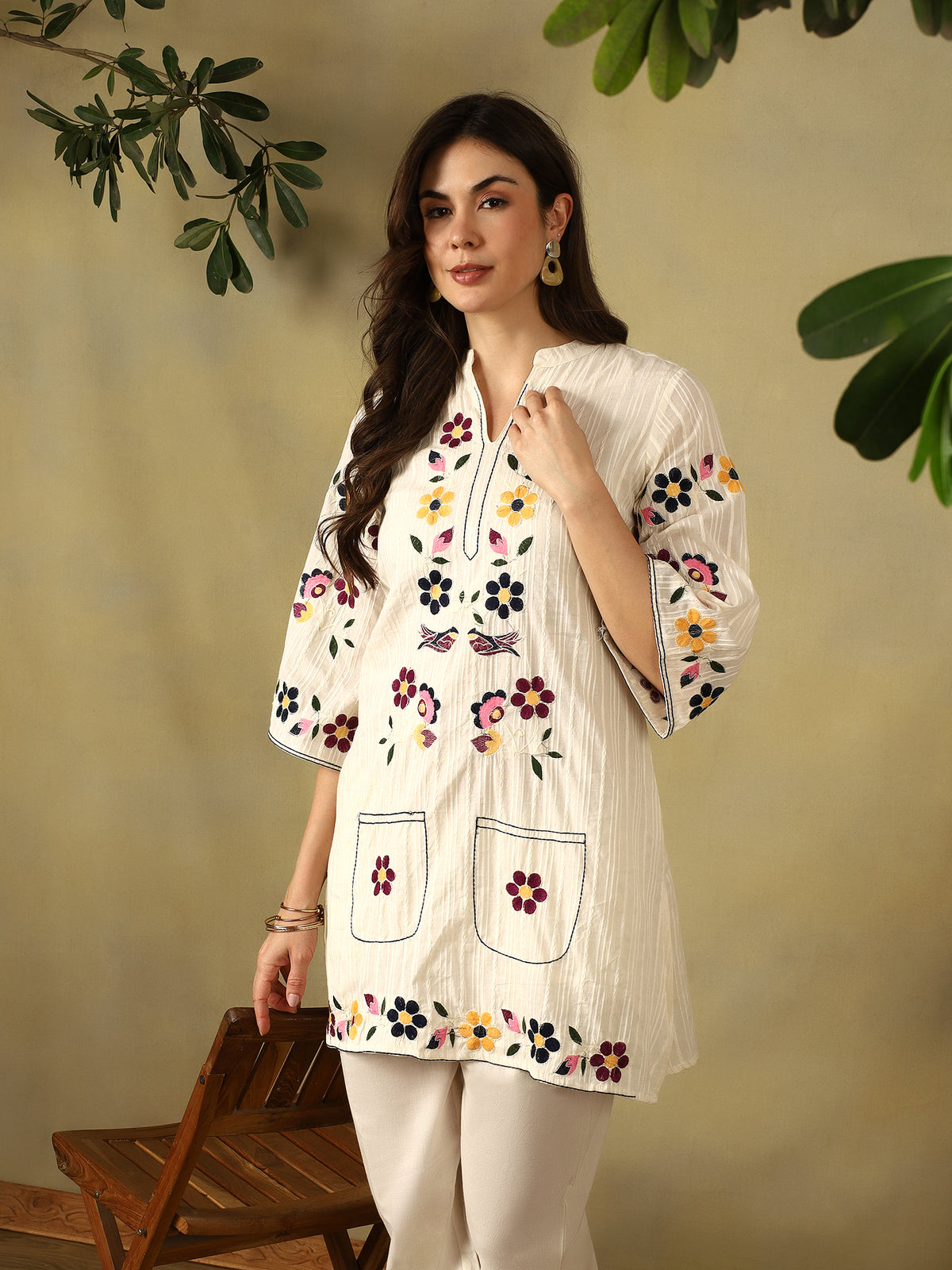 Mamicha White Co-ord set