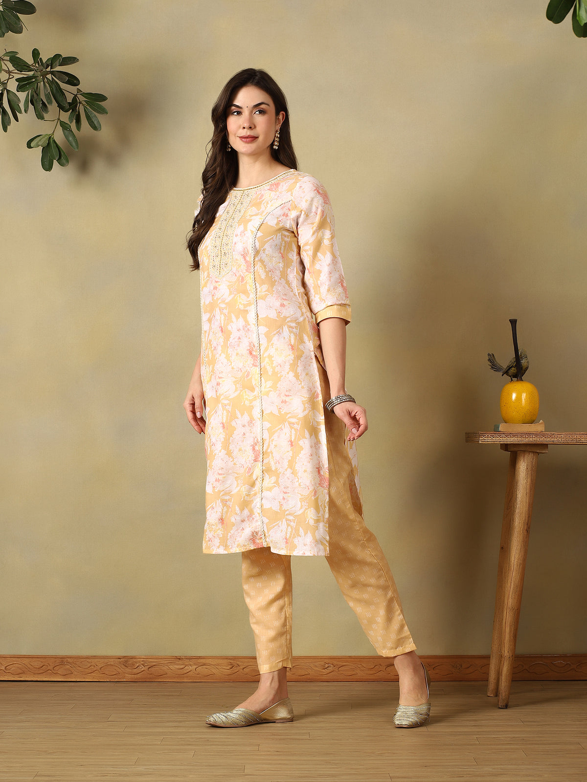 Mamicha Mustard Ethnic Set