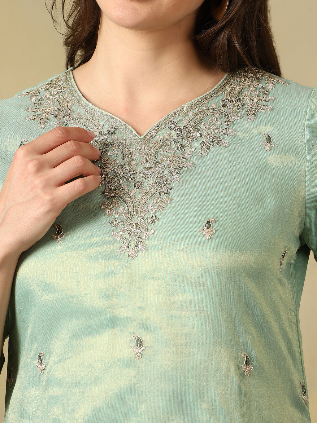 Mamicha Green Kurta Set