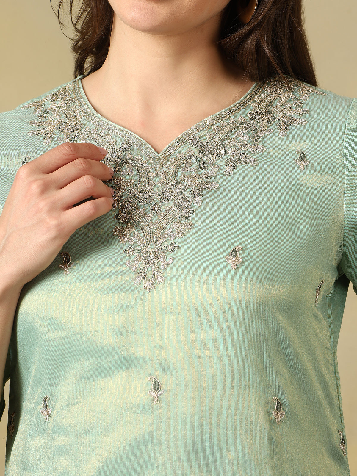 Mamicha Green Kurta Set