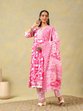Ishani Radiant Abstract Print Anarkali Suit Set